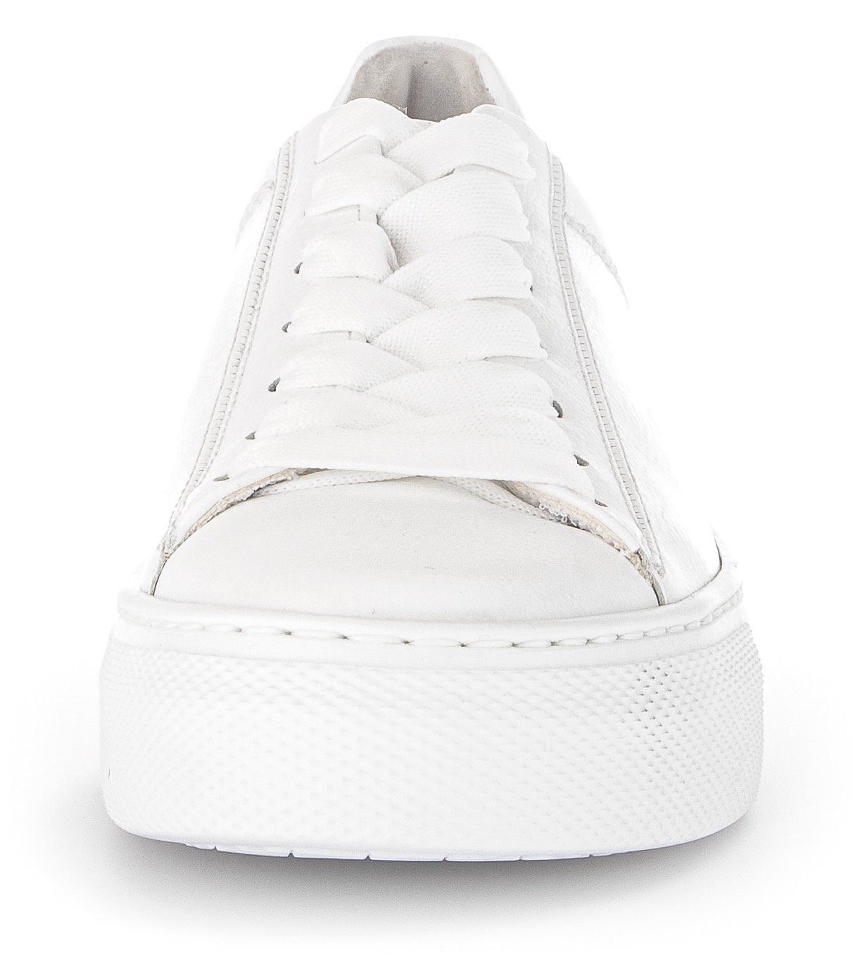 Gabor FLORENZ Plateausneaker, Freizeitschuh, Halbschuh, Schnürschuh mit dezenten Ziernähten. Reduzierter Preis € 80,10. Unverbindliche Preisempfehlung € 99,95