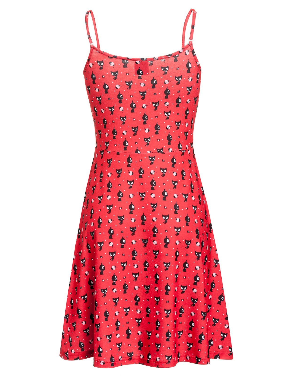 Pussy Deluxe A-Linien-Kleid Kitty Cupcake Love günstig online kaufen