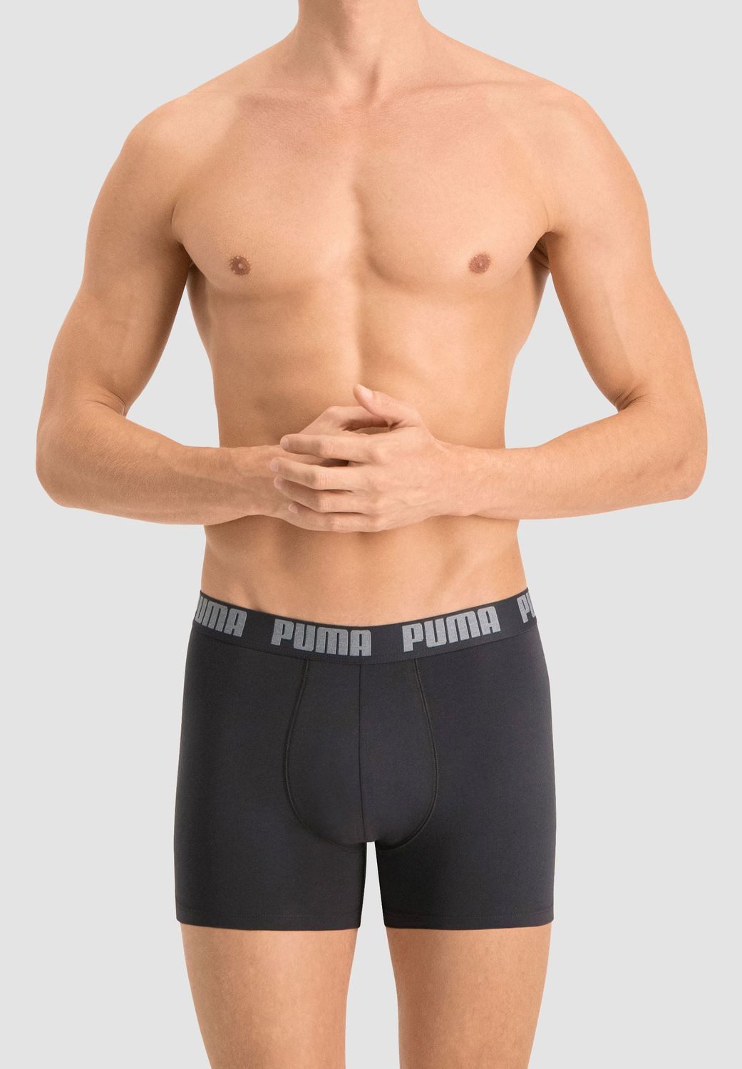 PUMA BODYWEAR Boxershorts Basic (3-St) elastischer Logo-Bund, Baumwollmix, günstig online kaufen