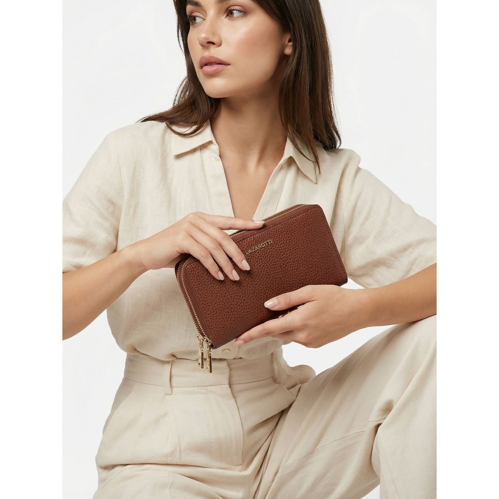 Lazarotti Geldbörse Bologna Leather, Leder