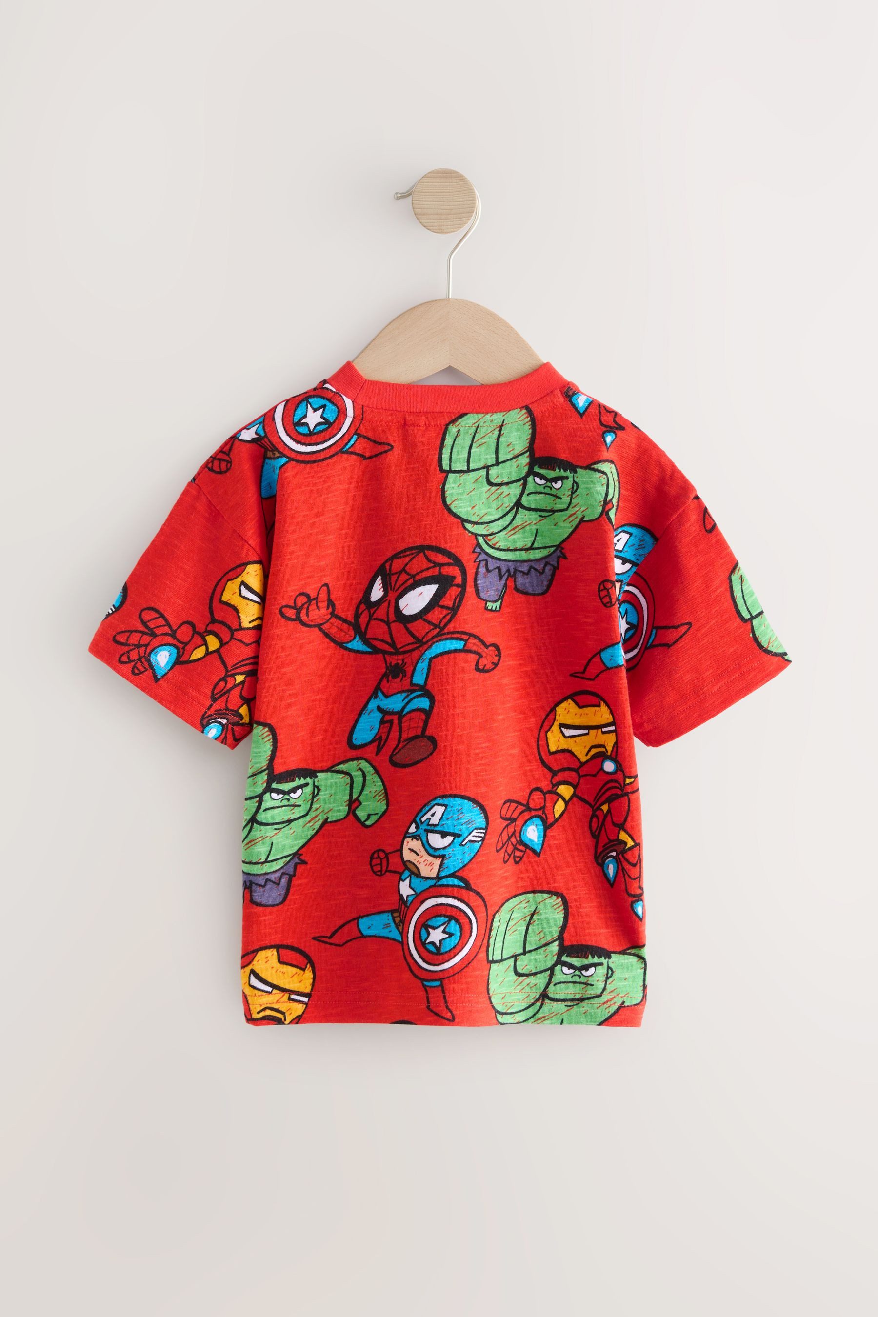Next T-Shirt Marvel T-Shirt mit Allover-Print günstig online kaufen