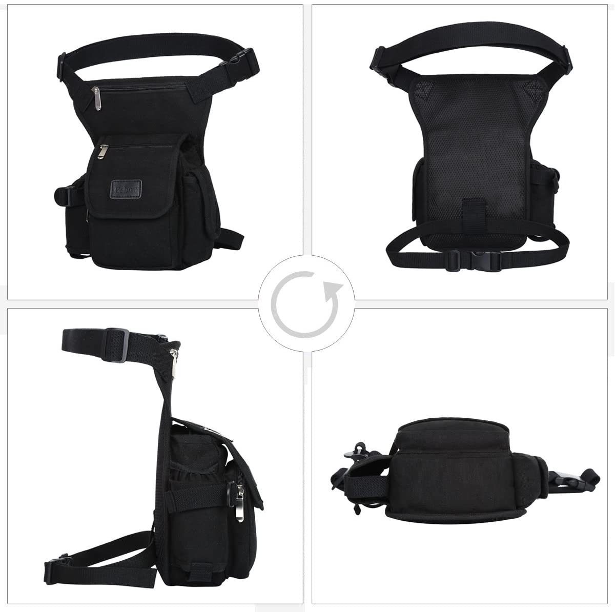 RAIKOU Beintasche Taktische Beintasche Motorrad Beinbeutel günstig online kaufen