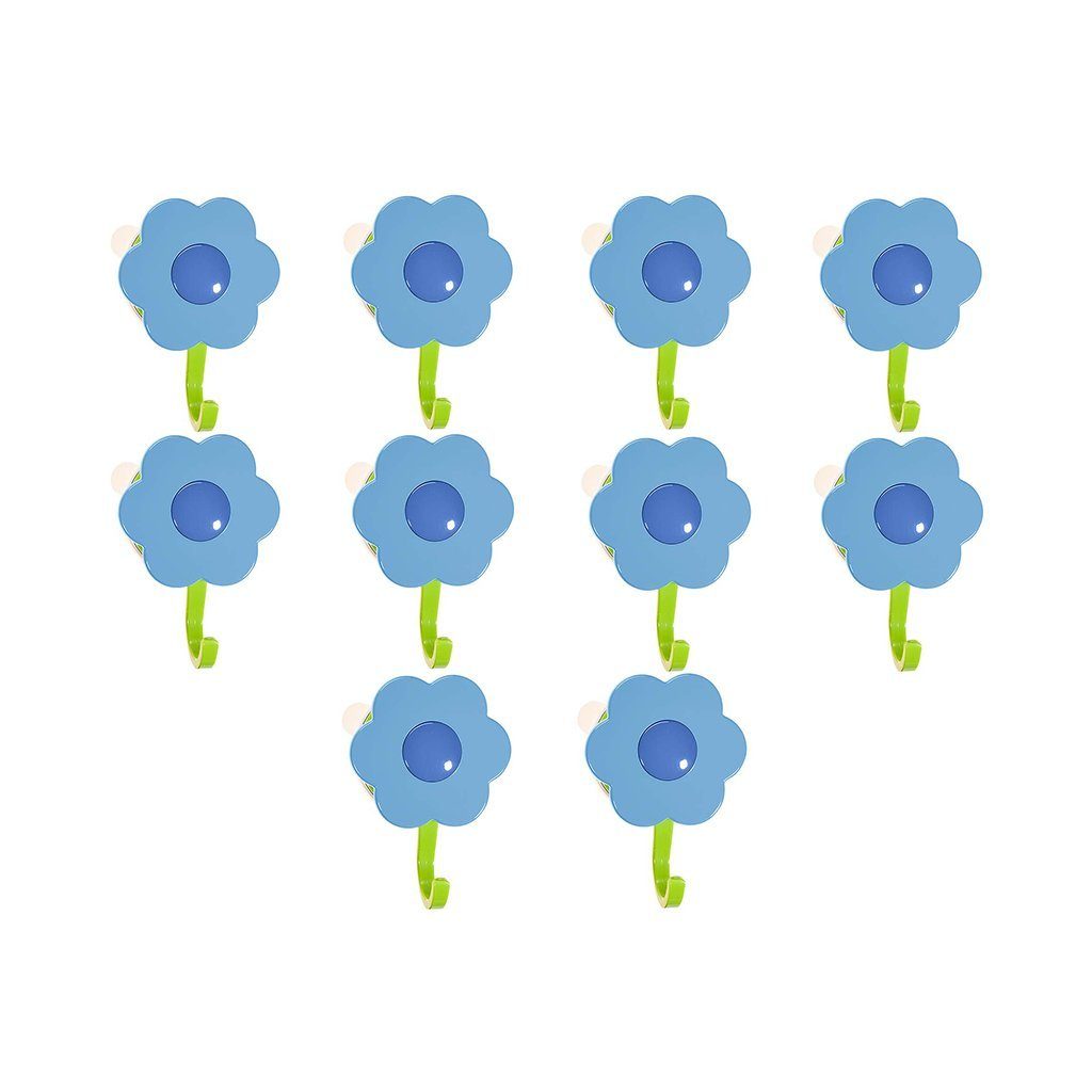 Kochblume Wandhaken Blumenhaken L, (Spar-Set, 10-St), Tragkraft bis zu 8 kg