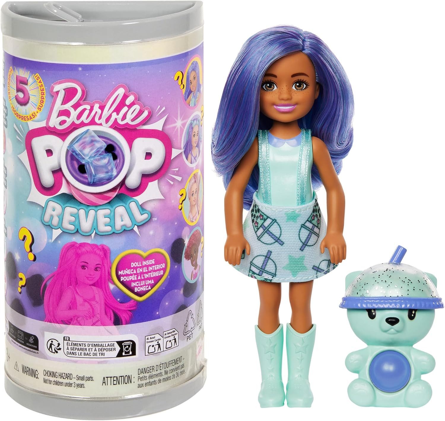 Mattel® Spiel Mattel Barbie Chelsea Pop Reveal Bubble-Tea-Serie HRK63