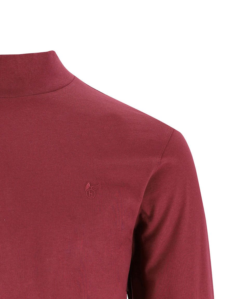 Hajo Stehkragenpullover Basic-Stehkragenshirt in reiner Baumwolle günstig online kaufen