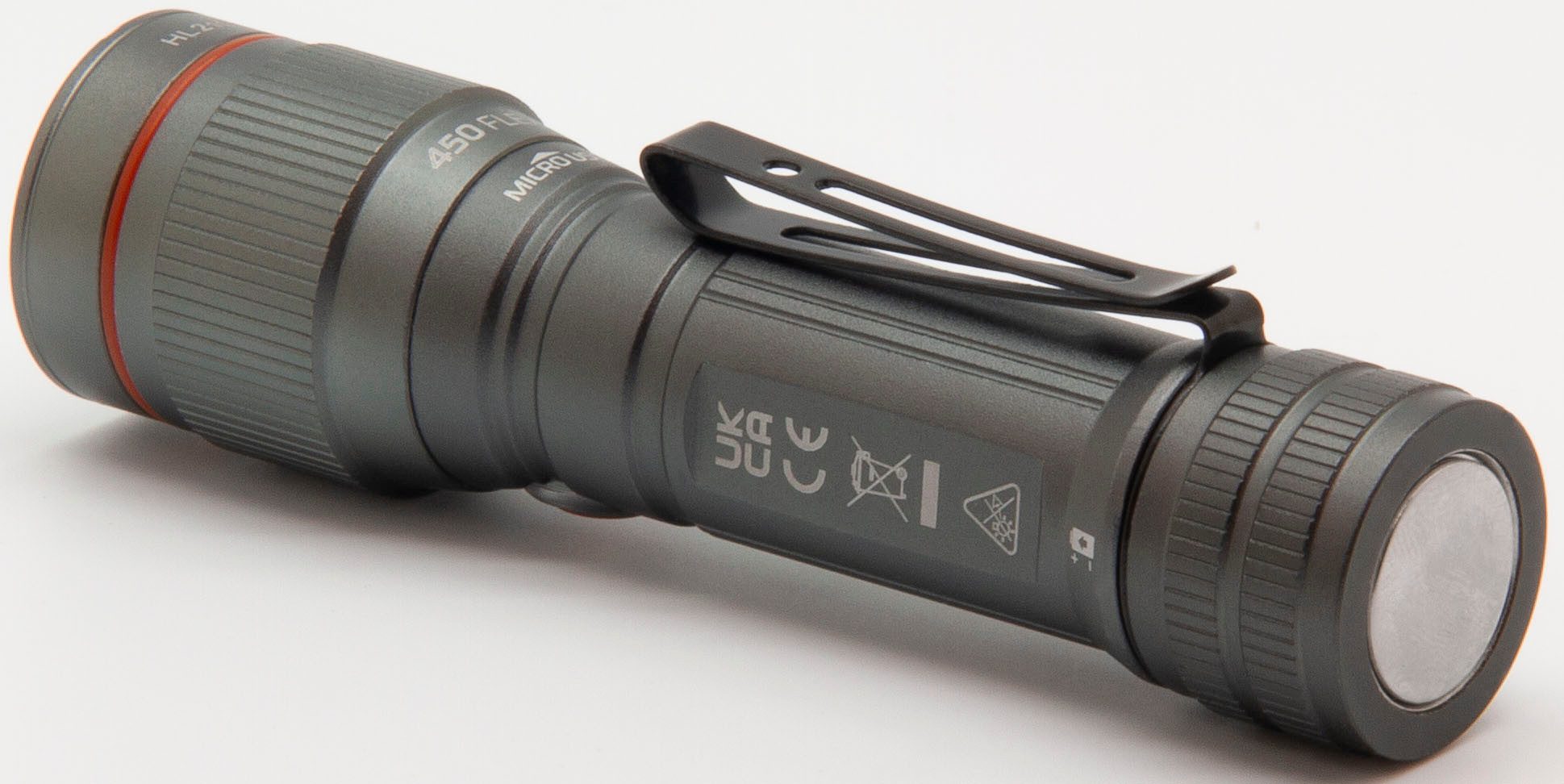 NEBO LED Taschenlampe Nebo 450 FLEX (Set, 2-St., Taschenlampe inkl. Ladekabel), Flexibel mit Akku- oder Batteriebetrieb nutzbar