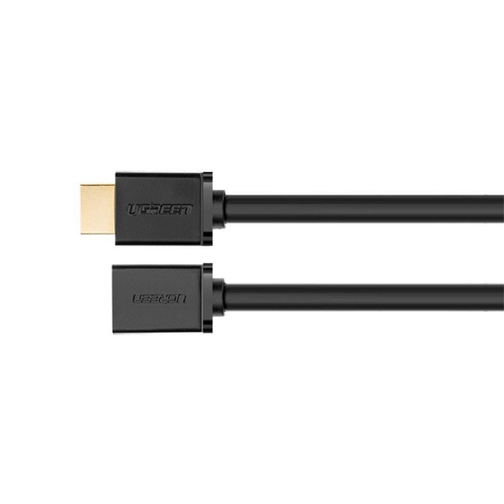 UGREEN Verlängerungskabel weiblich - HDMI männlich 19 Pin 1.4v 4K 60Hz 30AWG HDMI-Kabel, (100 cm)