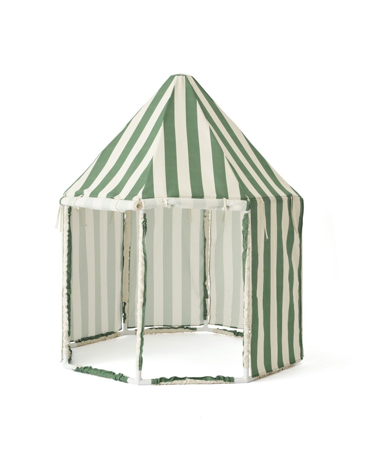 Kids Concept Spielzelt Pavillon-Zelt gestreift grün