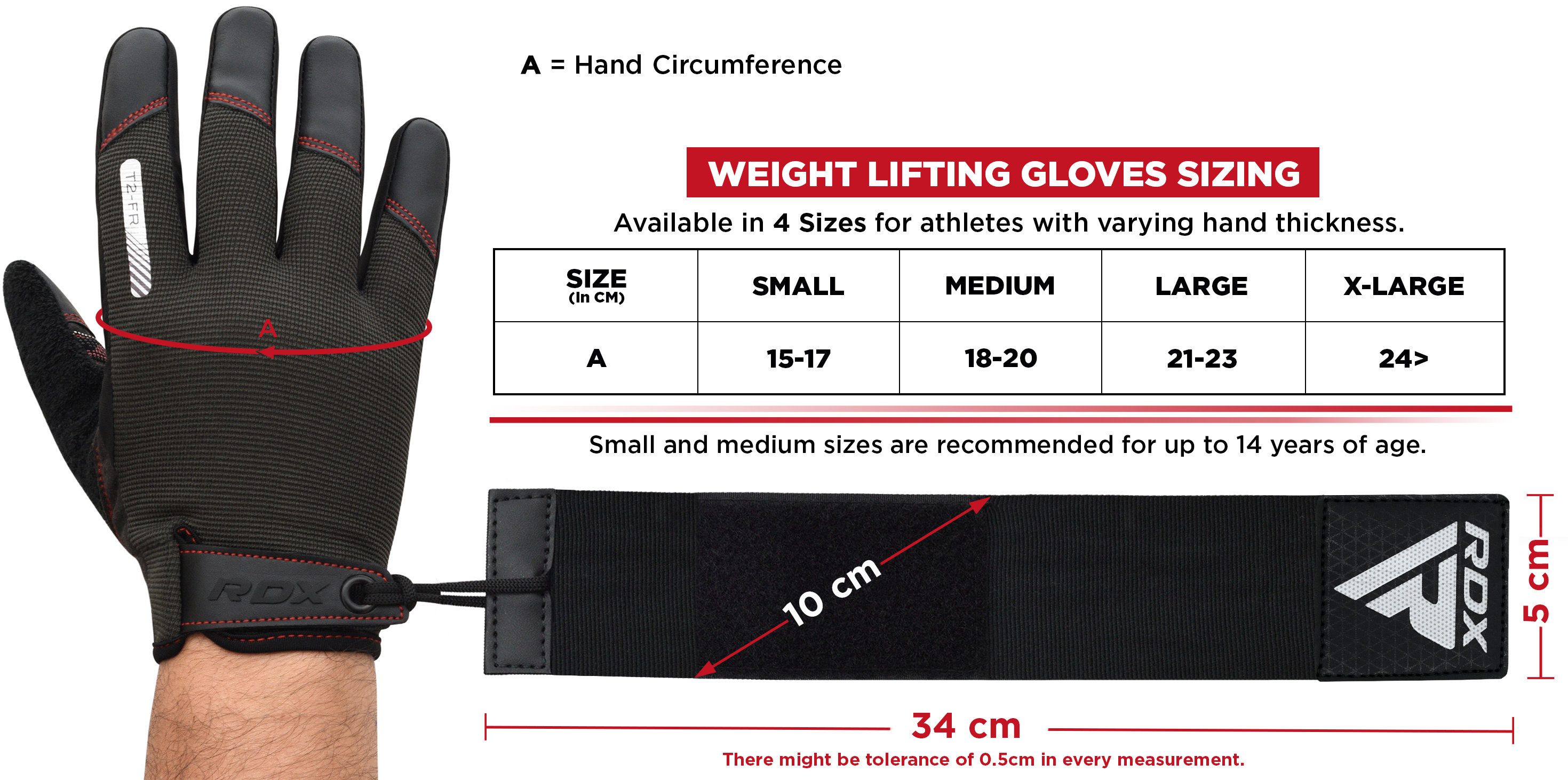 RDX Trainingshandschuhe RDX Fitness Handschuhe voller Finger Frauen Männer Touchscreen langen