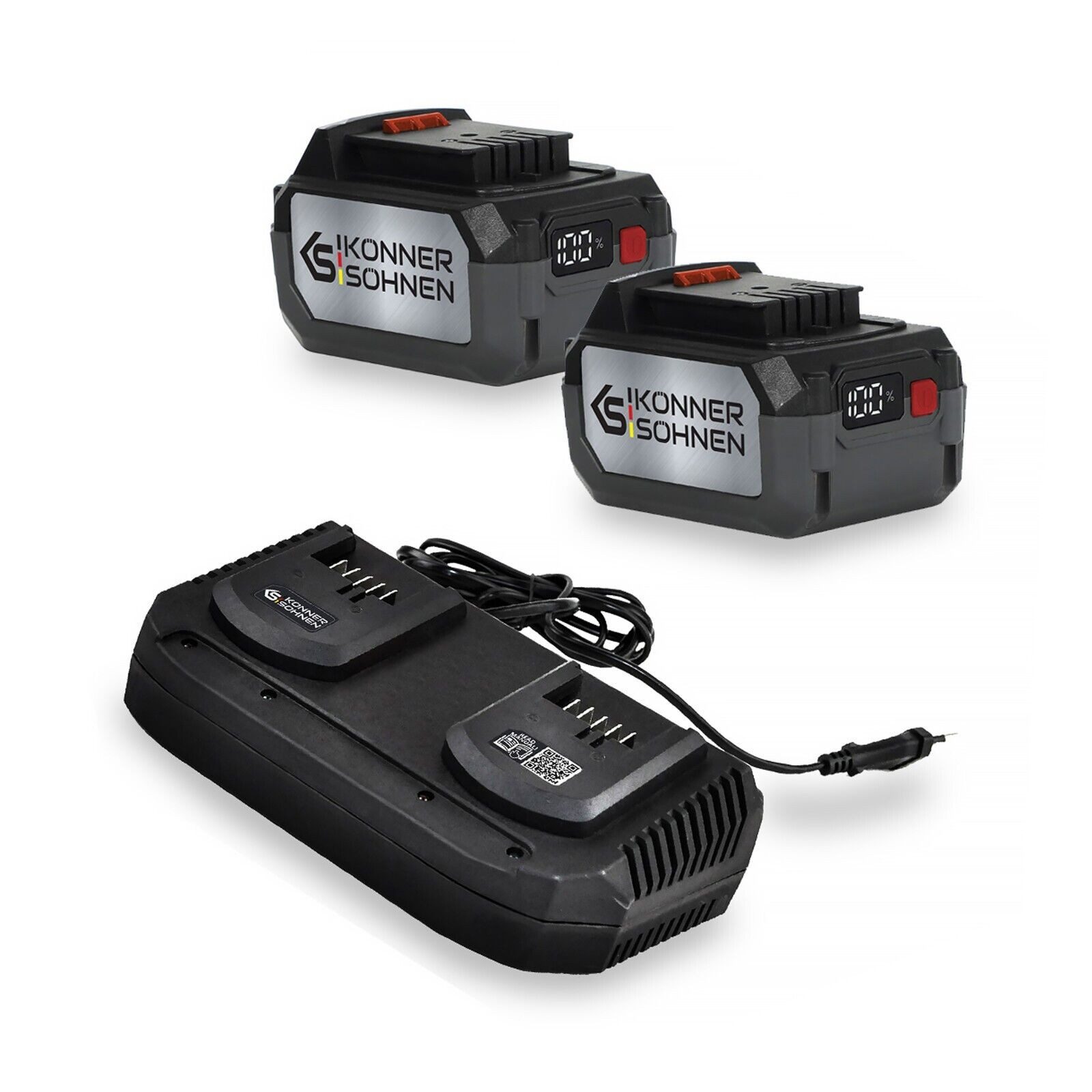 Könner & Söhnen KS C35A-2 + KS 20V4-1 (2 pcs) Schnelllade-Gerät (1-tlg)