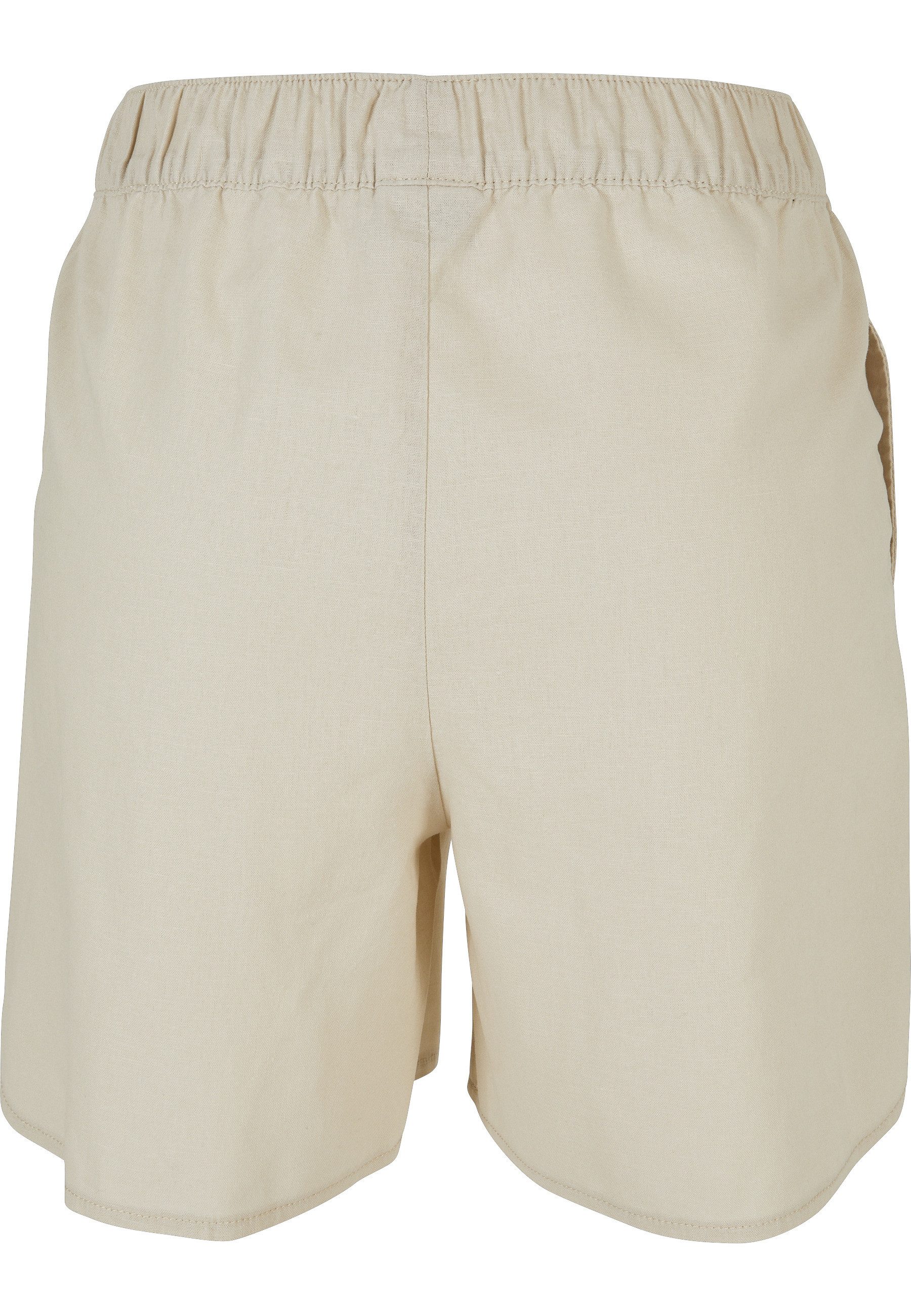 URBAN CLASSICS Shorts Urban Classics Damen Ladies Linen Mixed Shorts (1-tlg)