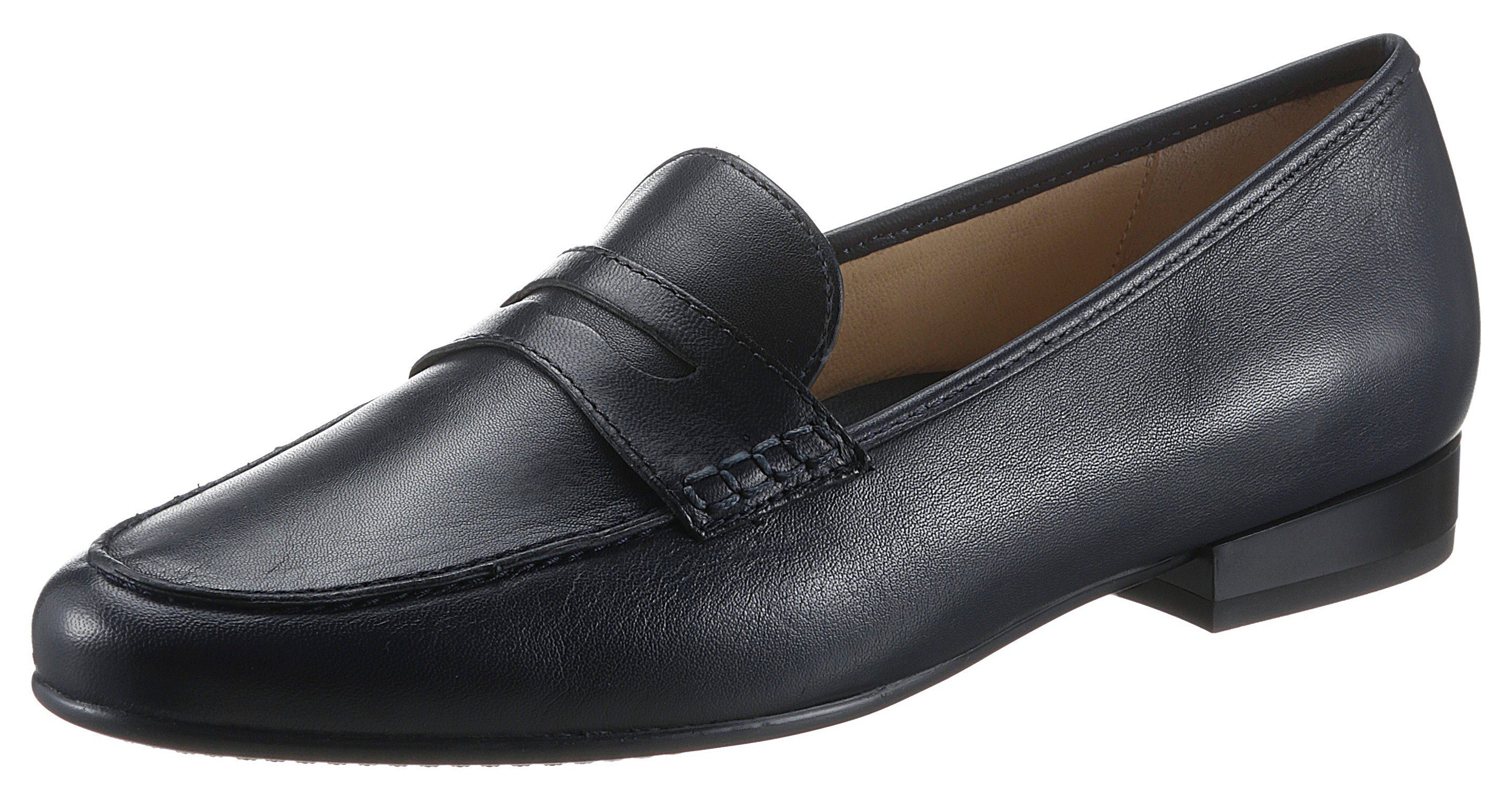 schmale eleganter KENT Ara Form, Slipper Schuhweite in dunkelblau