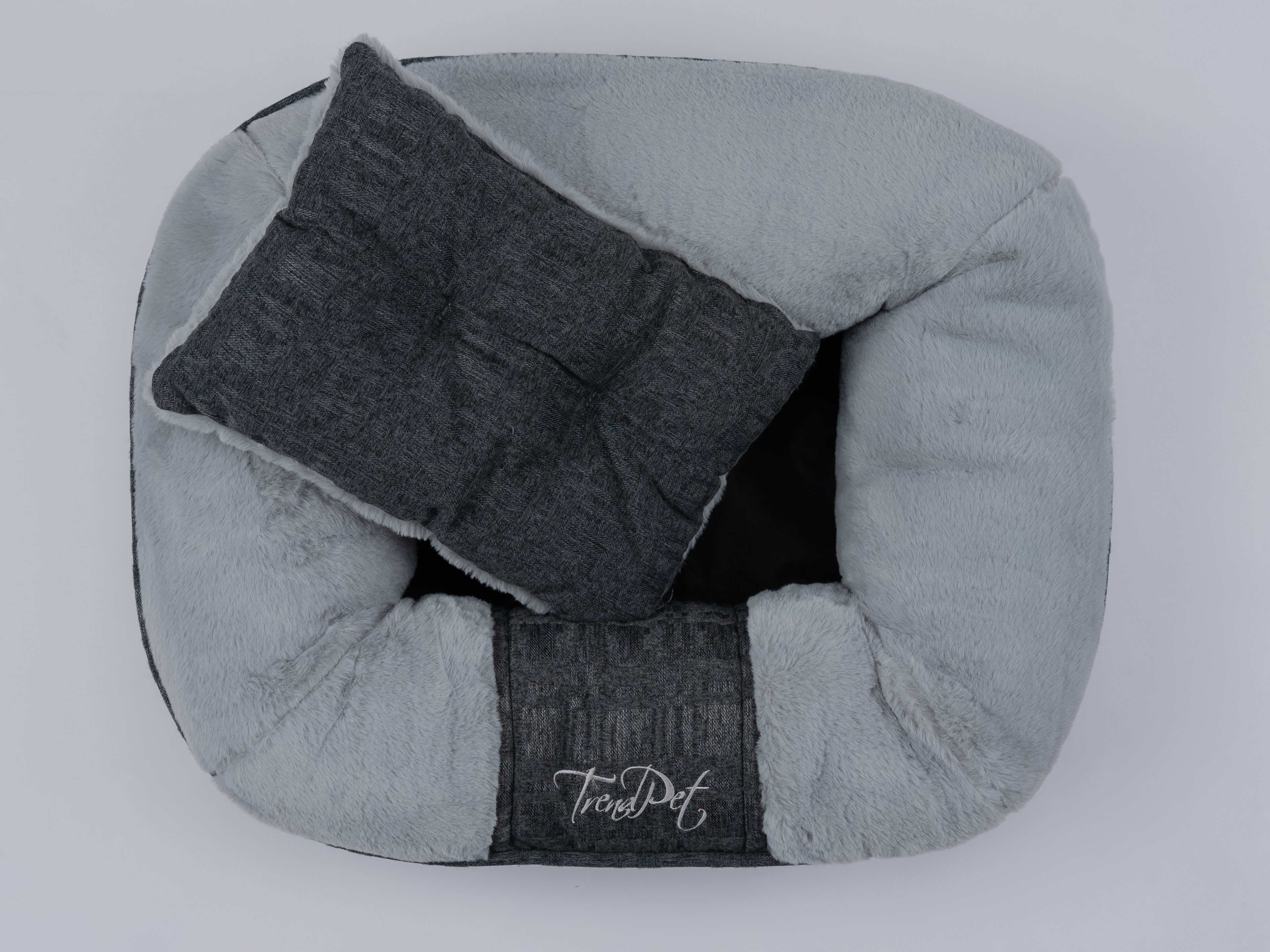 TrendPet Tierbett Hundebett "LunaLounge" Grau, 100% günstig online kaufen