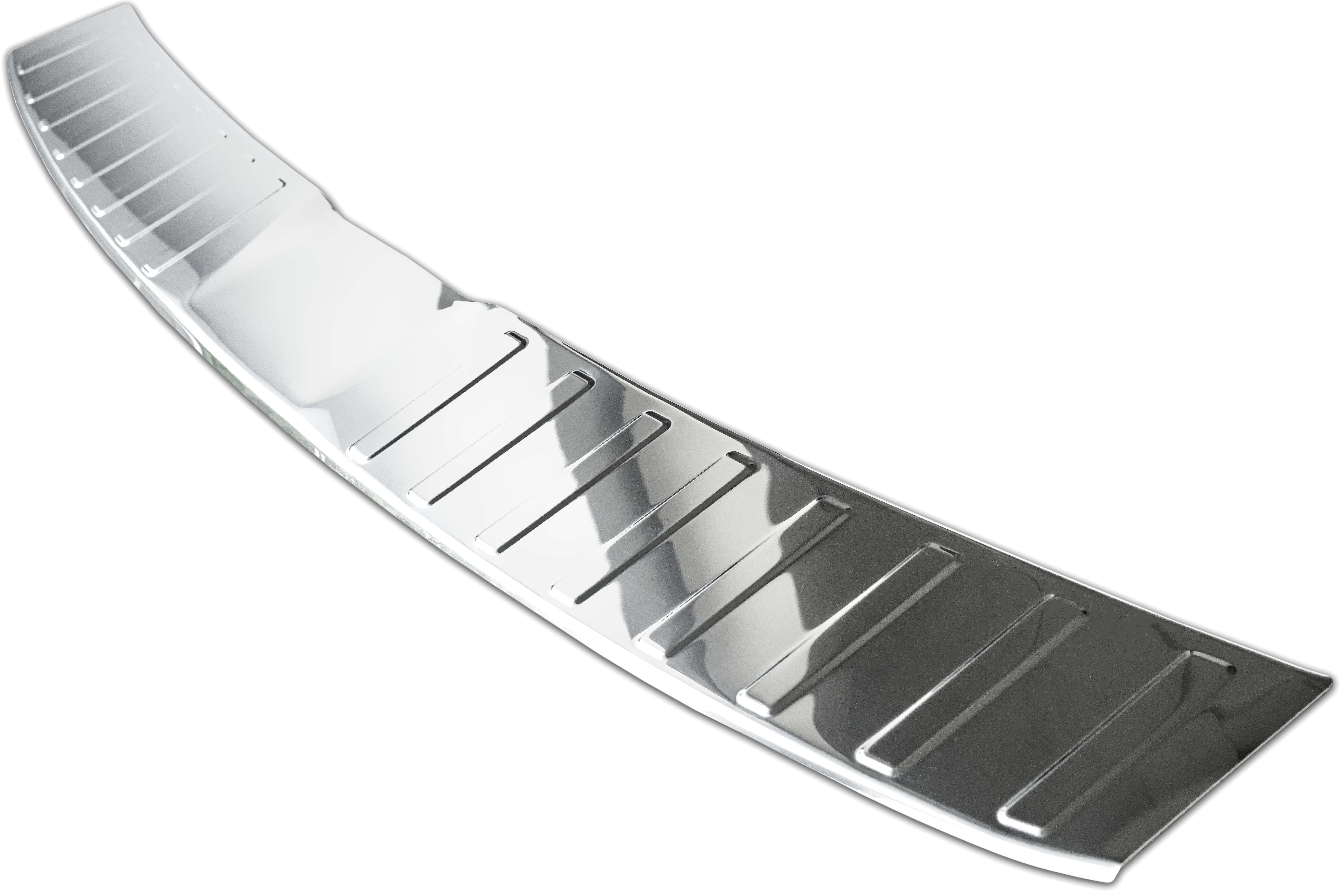 RECAMBO Ladekantenschutz für Opel Mokka B, BJ ab 2021> Stoßstangenschutz, V2A rostfrei, Exklusive Optik, praktischer Schutz & perfekte Passform