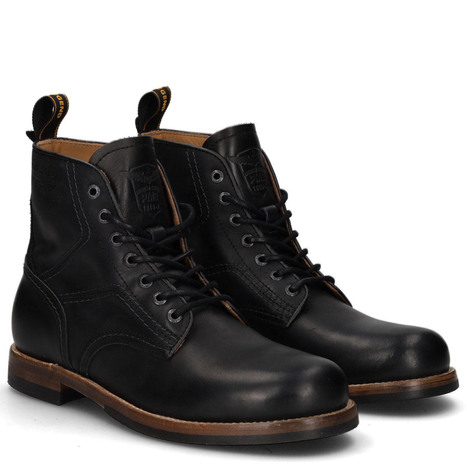 PME LEGEND APU Schnürstiefelette Schnürboots, Stiefelette mit praktischer Anziehlasche