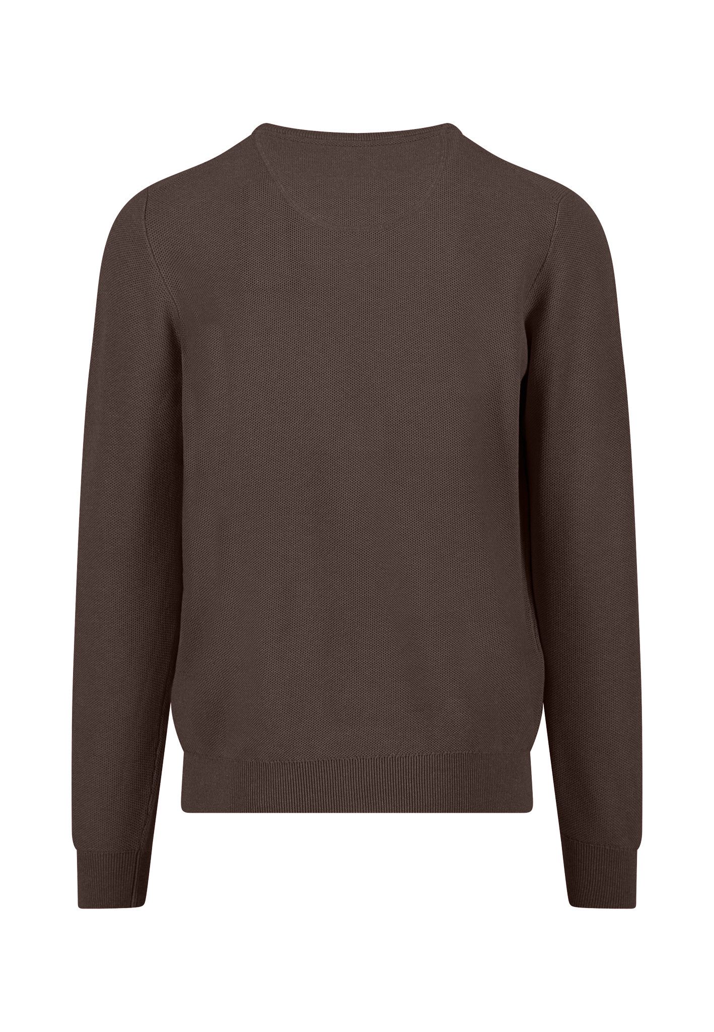 FYNCH-HATTON Rundhalspullover mit Logo Stickerei günstig online kaufen