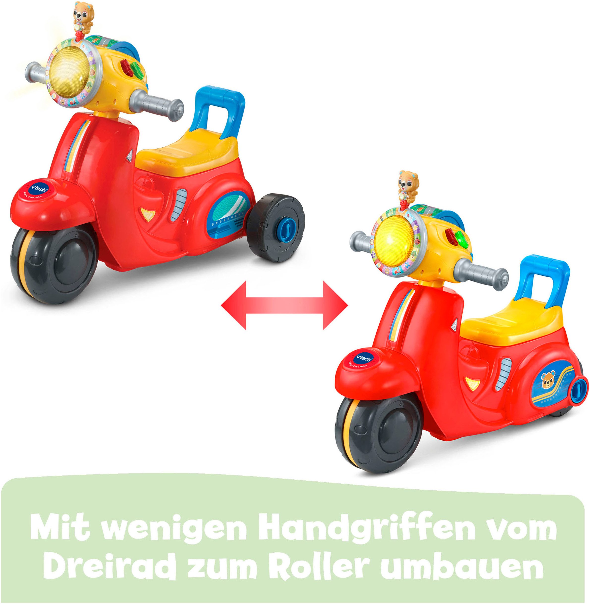 Vtech® Rutscher Babys 2-in-1 Roller, mit Licht- und Soundeffekt günstig online kaufen