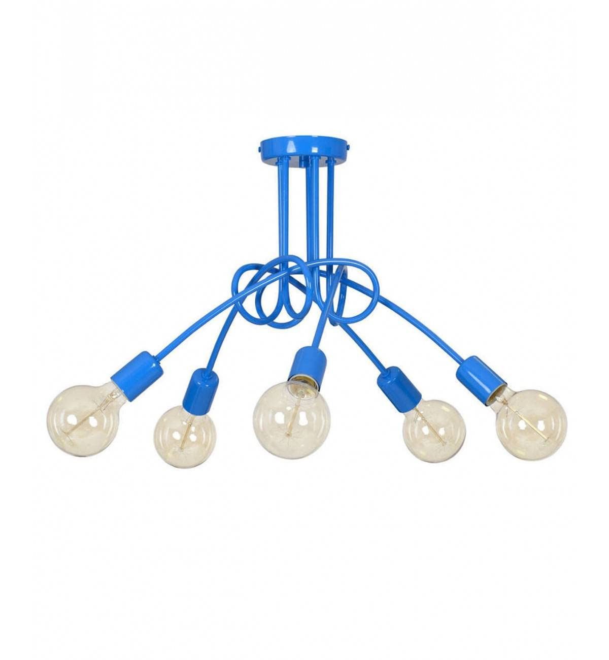 Light Home LH Pendelleuchte Deckenbeleuchtung Lampen Deckenlampen Industrial Deckenlampe 5-Flammig
