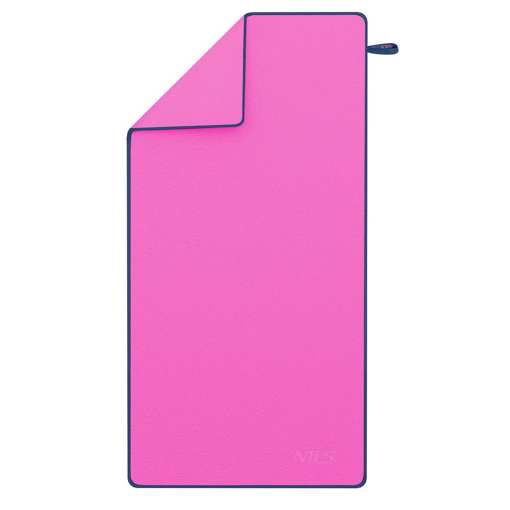 Nils Reisehandtuch Strandtuch Sporthandtuch Mikrofasertuch (Mikrofaser, 90.0x200.0 cm, Spar-Set, 1-tlg., 200 x 90 cm saugstark, schnelltrocknend, saugstark, kompakt, gesäumt)