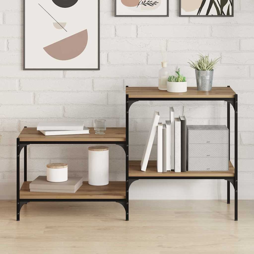 vidaXL Bücherregal Regalbrett 4 pcs Braun günstig online kaufen