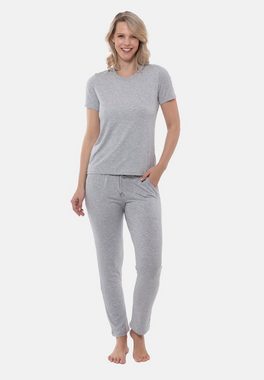 Mey Pyjama Sleepy & Easy (Set, 2 tlg) Schlafanzug - Lounge T-Shirt und lange Hose im Set