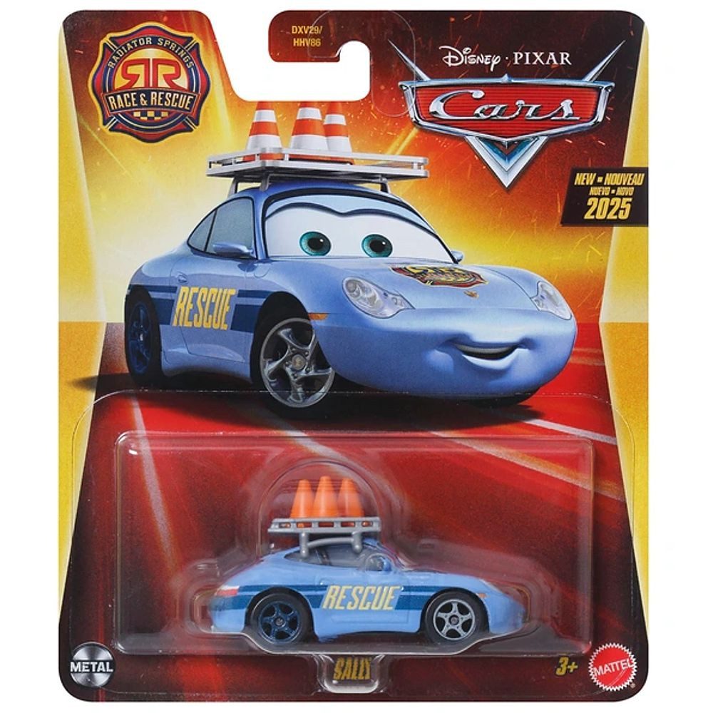 Disney Cars Spielzeug-Rennwagen Sally JDG62 Disney Cars Race & Rescue Die-Cast 1:55