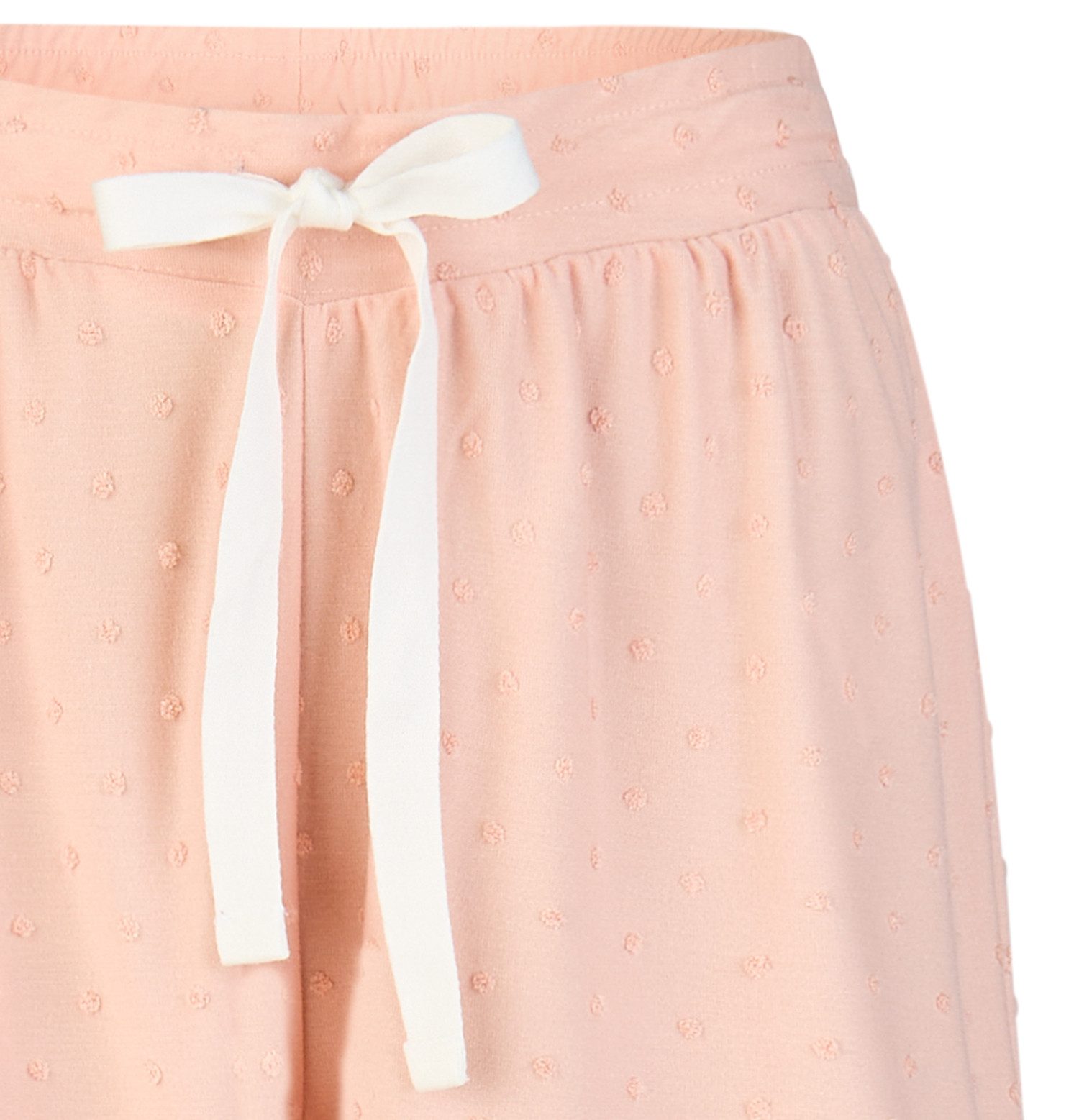 By Louise Pyjamahose Lace Luxury (1-tlg., 1-teilig) Damen Schlafhose Pyjamahose Shorts kurz Loungewear Viskose