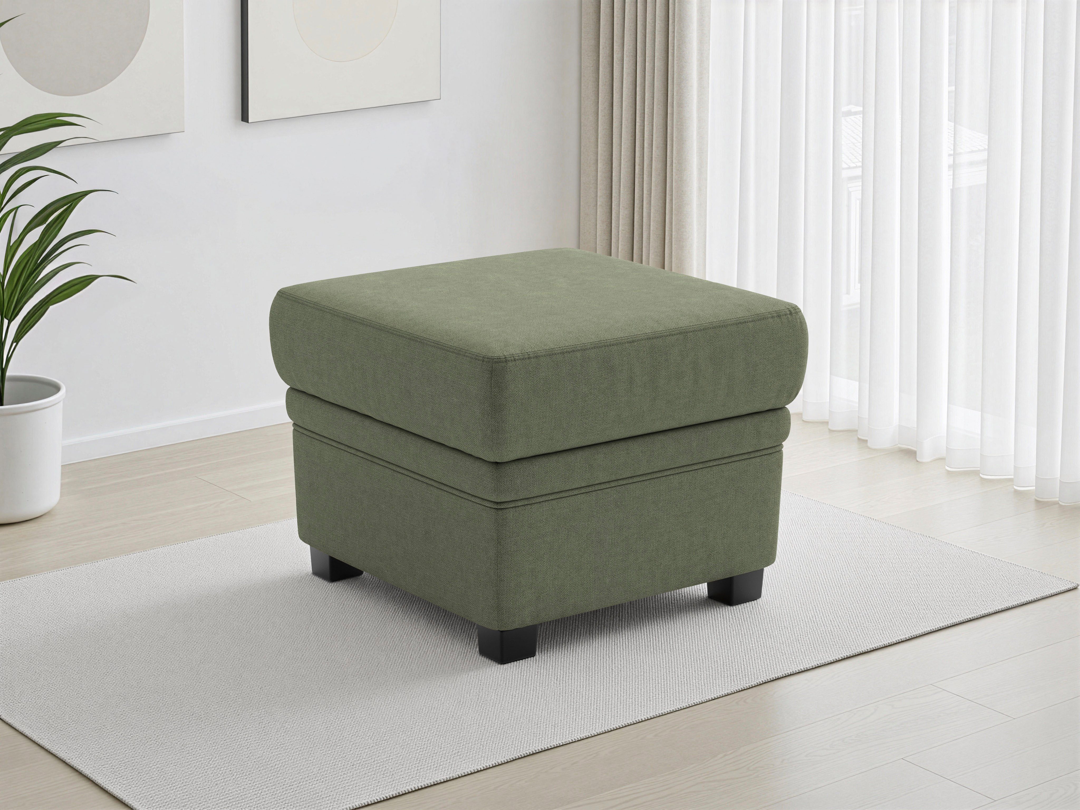 sit&more Polsterhocker Savona, B: 58 cm (1 St), individuell zu kombinieren