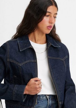 Levi's® Jeansjacke ZIP SLIM TRUCKER DARK