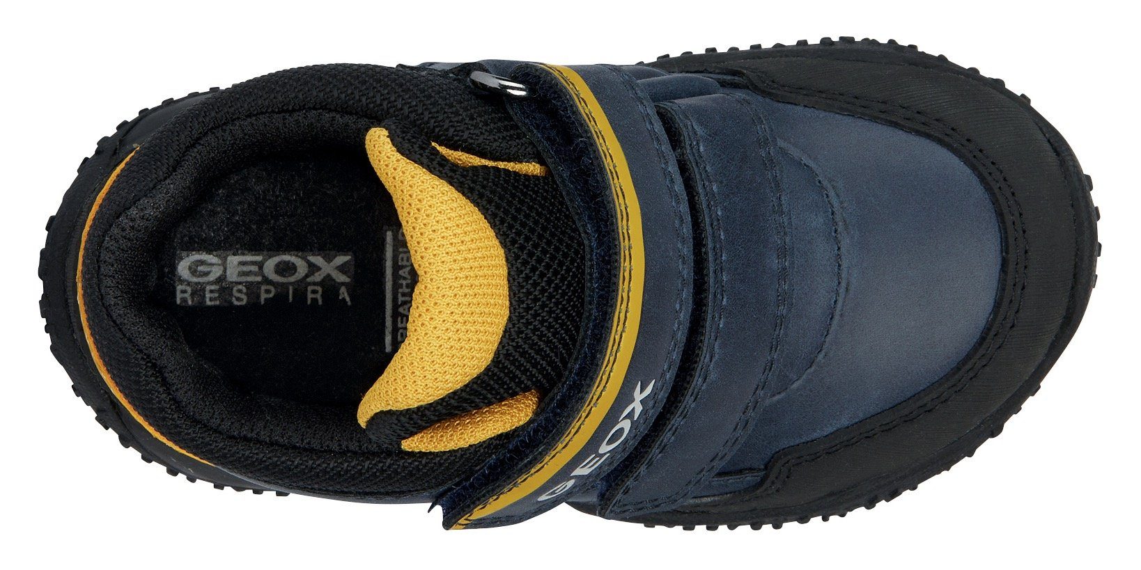 navy-gelb BALTIC Geox mit TEX-Ausstattung B ABX B BOY Lauflernschuh