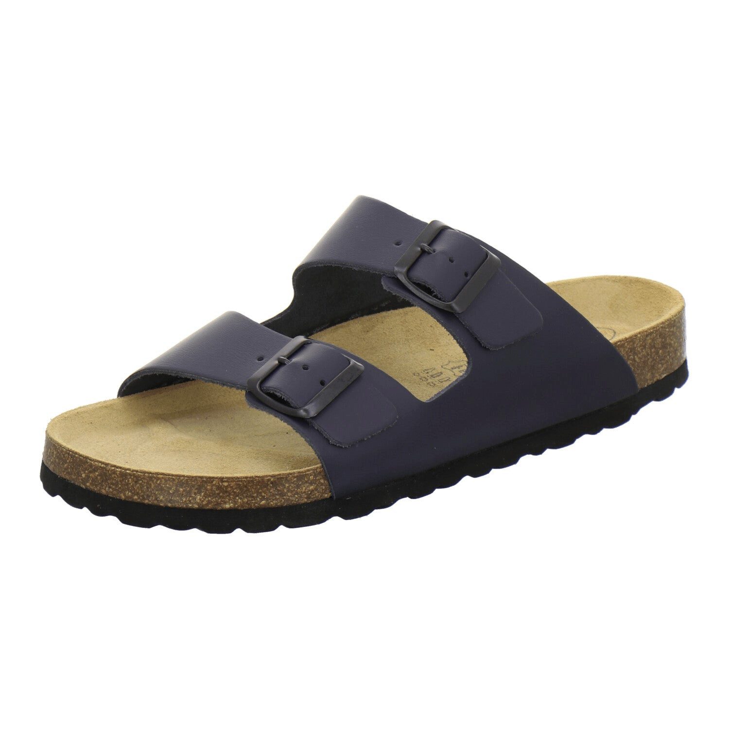 AFS-Schuhe Herren Zweischnaller Pantolette aus Glattleder mit Fußbett, Made in Germany