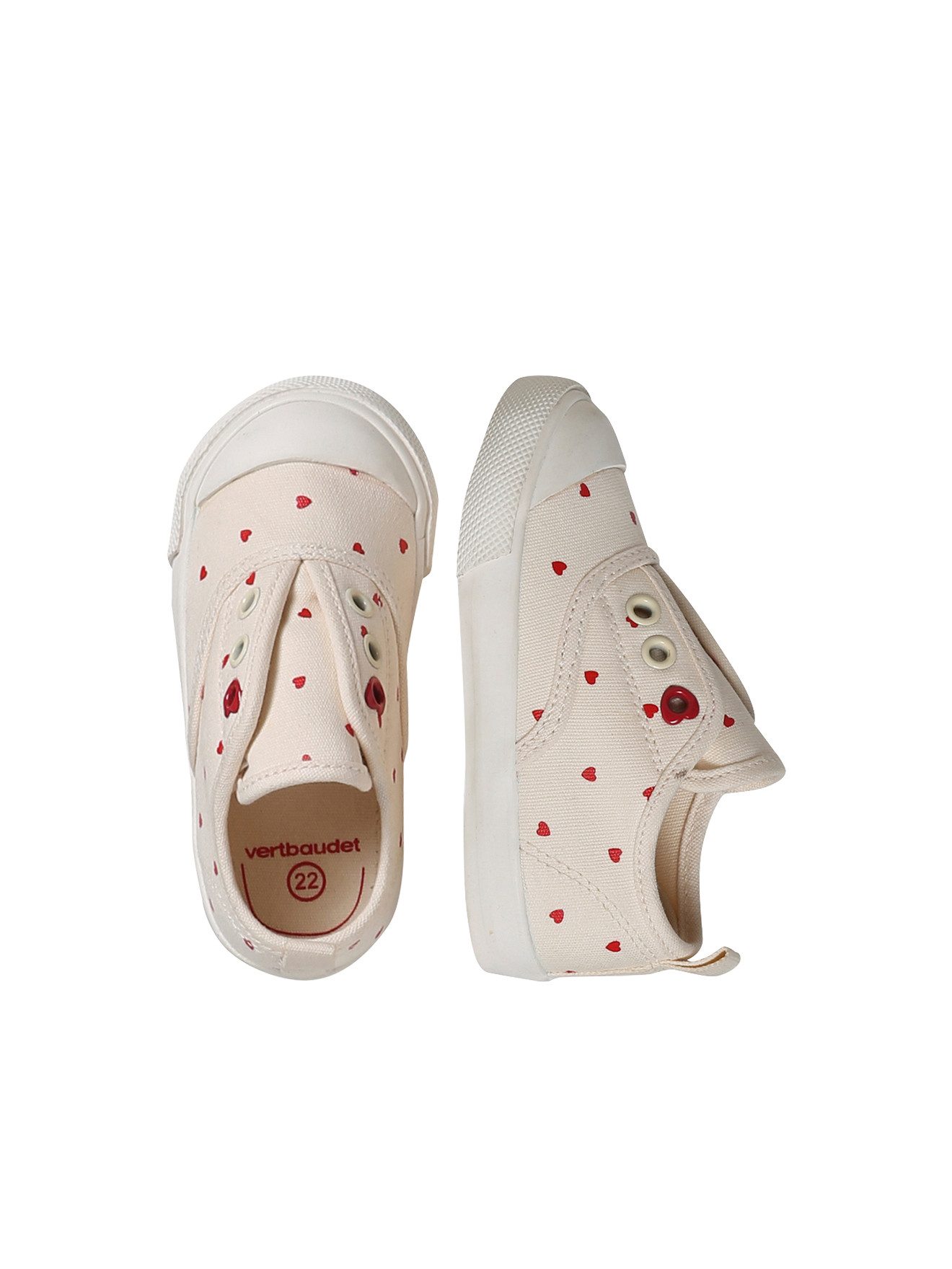 vertbaudet Baby Stoff-Sneakers mit Gummizug Babystiefel