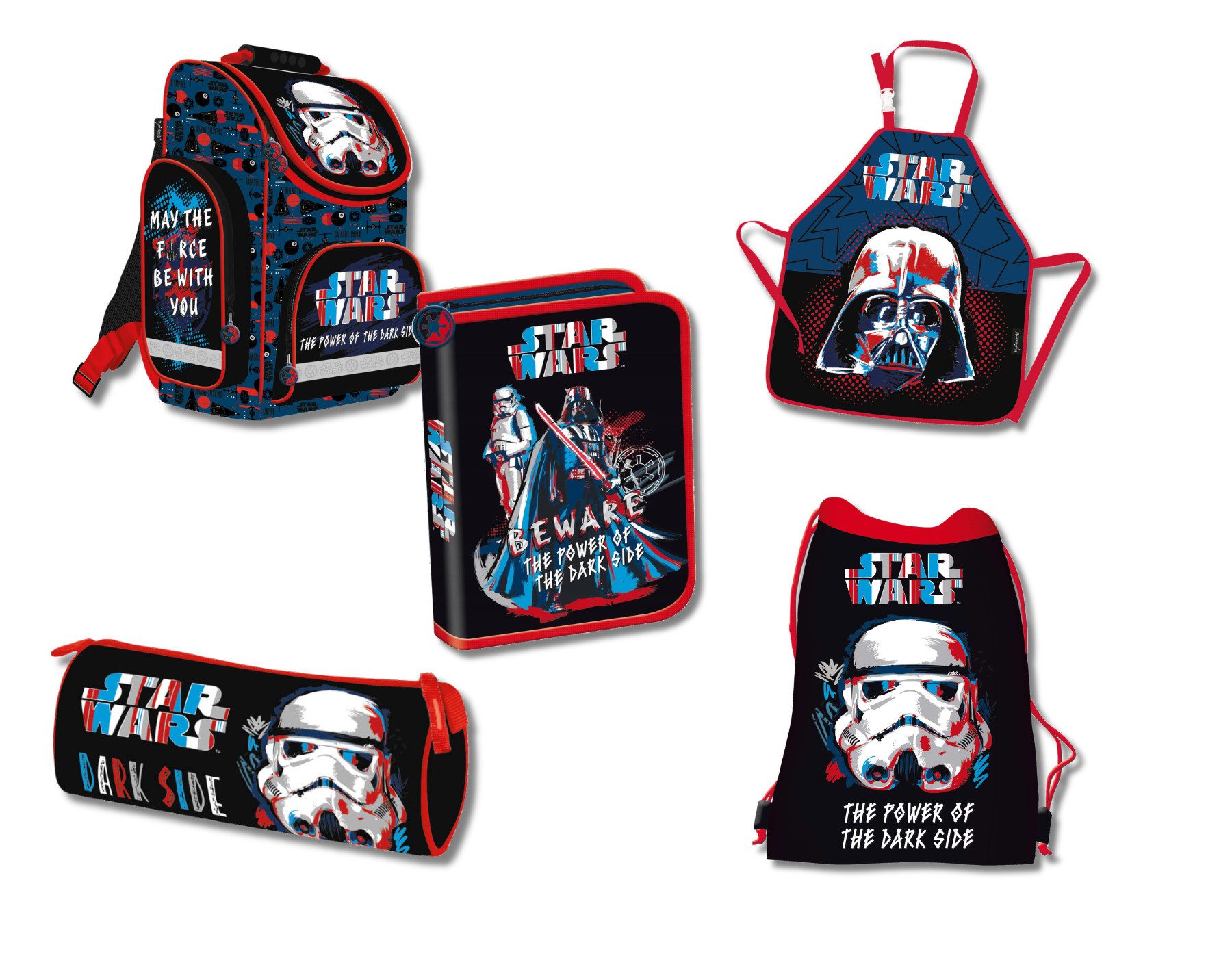 St. Majewski Schulrucksack Schultaschen-Set - praktisch, robust, & stilvoll für die Schule, Praktisch, robust, leicht, kindgerecht, vielseitig