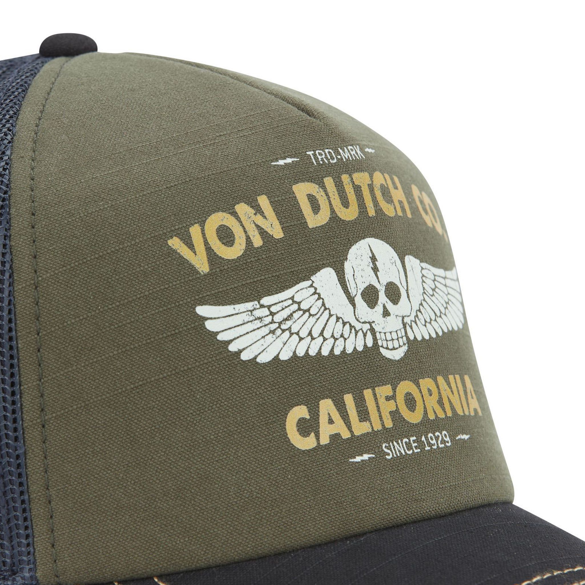 Von Dutch Trucker Cap Von Dutch Originals Trucker Cap - SKULL LTD. 1929 (Basecap, Basecap, Meshcap, Trucker Kappe)