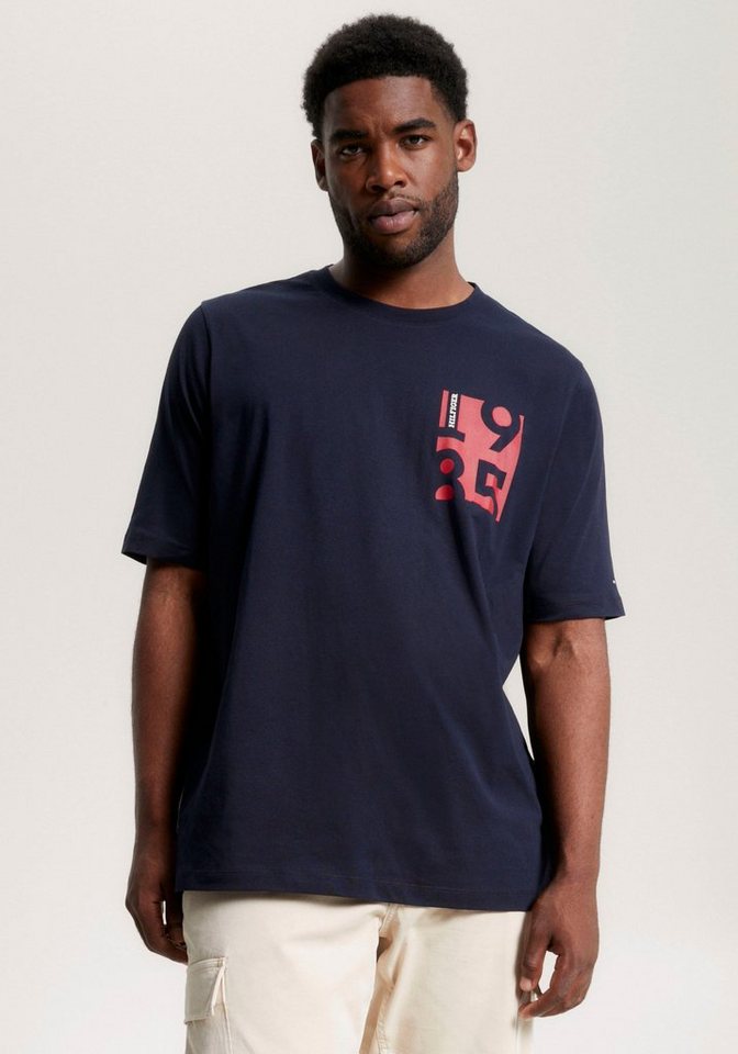 Tommy Hilfiger Big & Tall T-Shirt BT-CHEST PRINT TEE-B