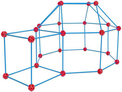 Betzold Lernspielzeug Steckbaukasten groß – XXL – Geometrische Formen bauen, Mathe