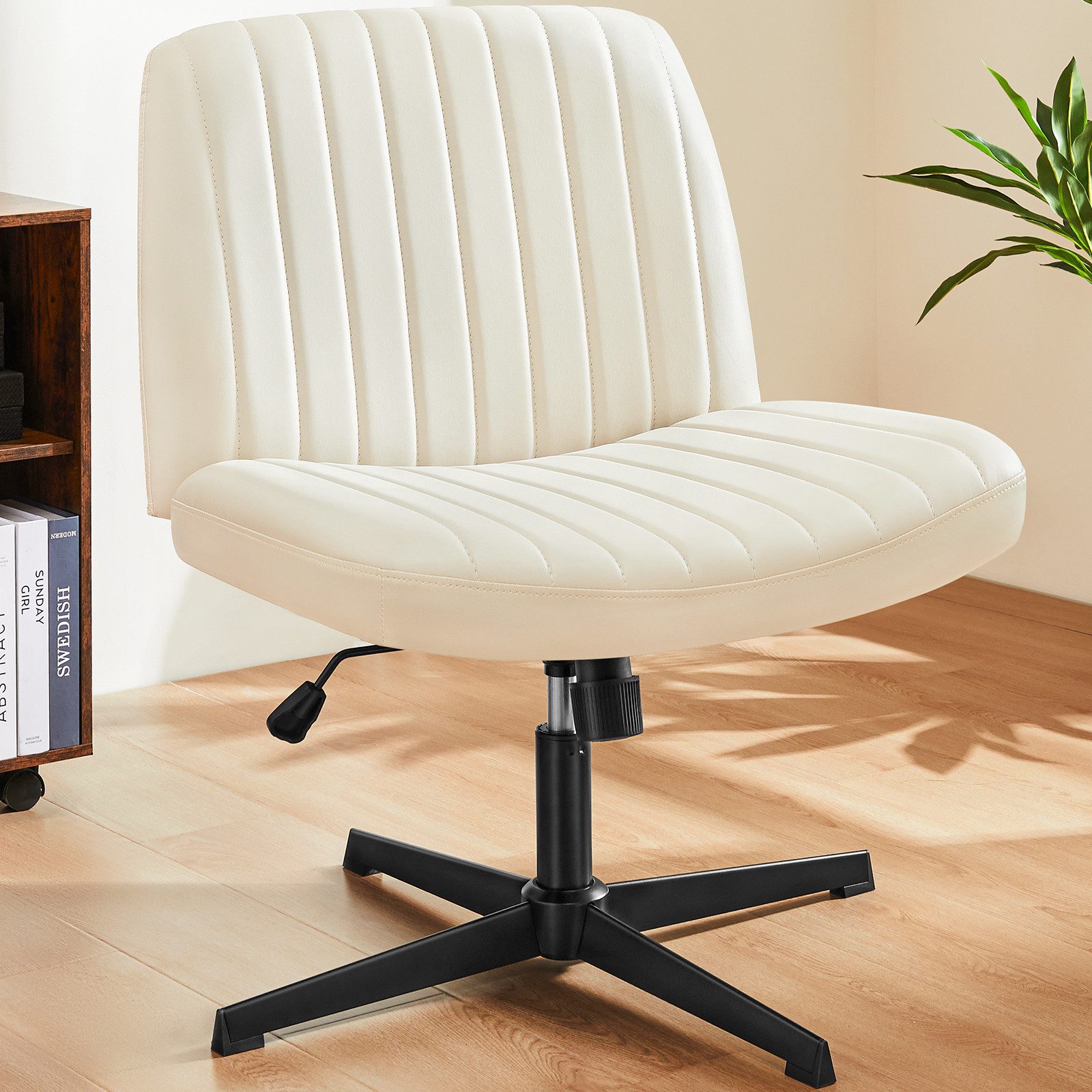 Fanttik Bürostuhl Ohne Armlehne Schneidersitz Stuhl, günstig online kaufen