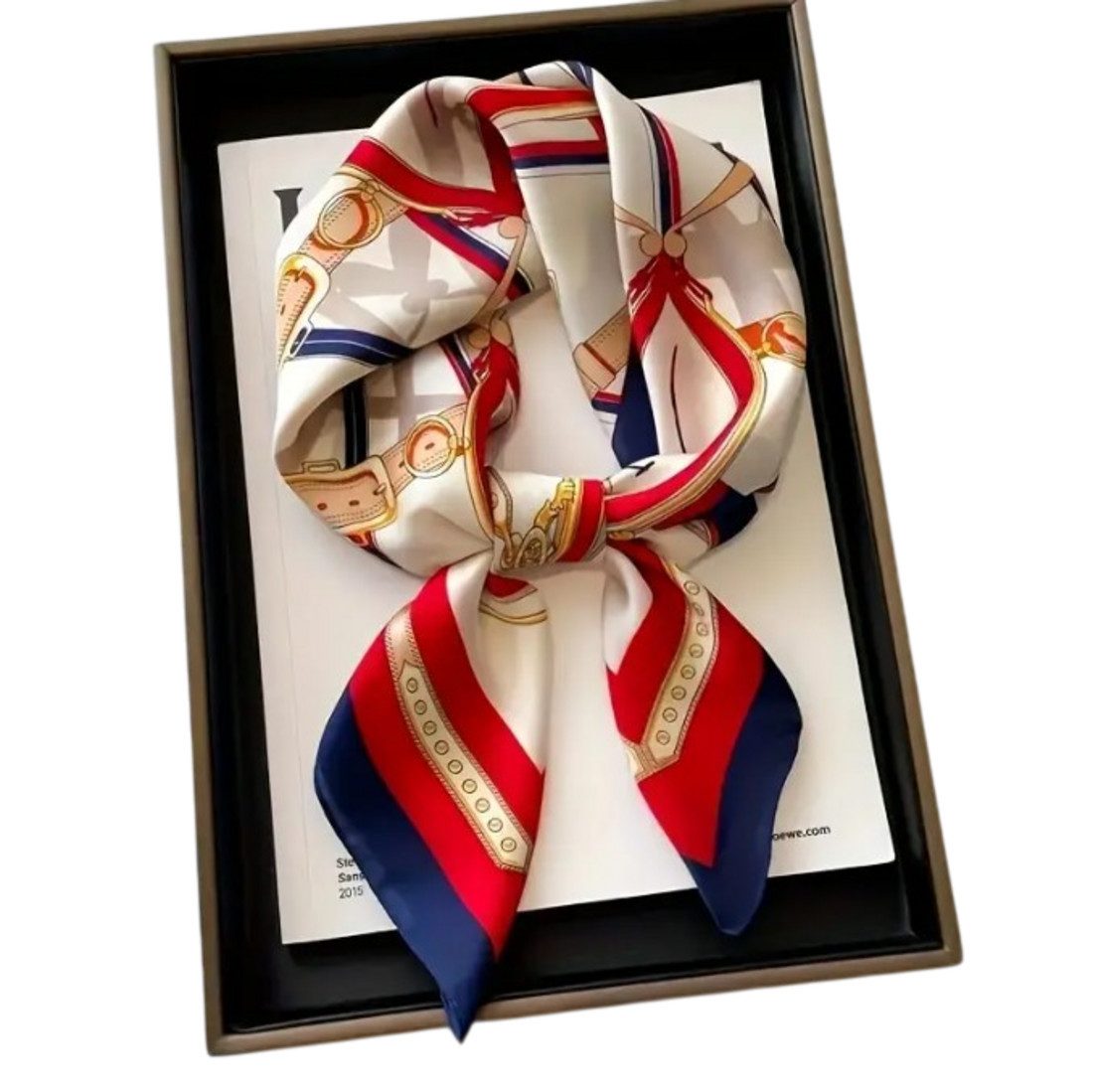 Lale Collection® Halstuch Seidiges Tuch für Damen Schal Quadrat. Kopftuch S günstig online kaufen