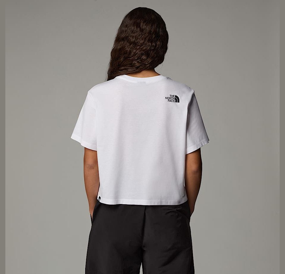 The North Face Kurzarmshirt W S/S EASY RELAXED CROPPED TEE TNF White