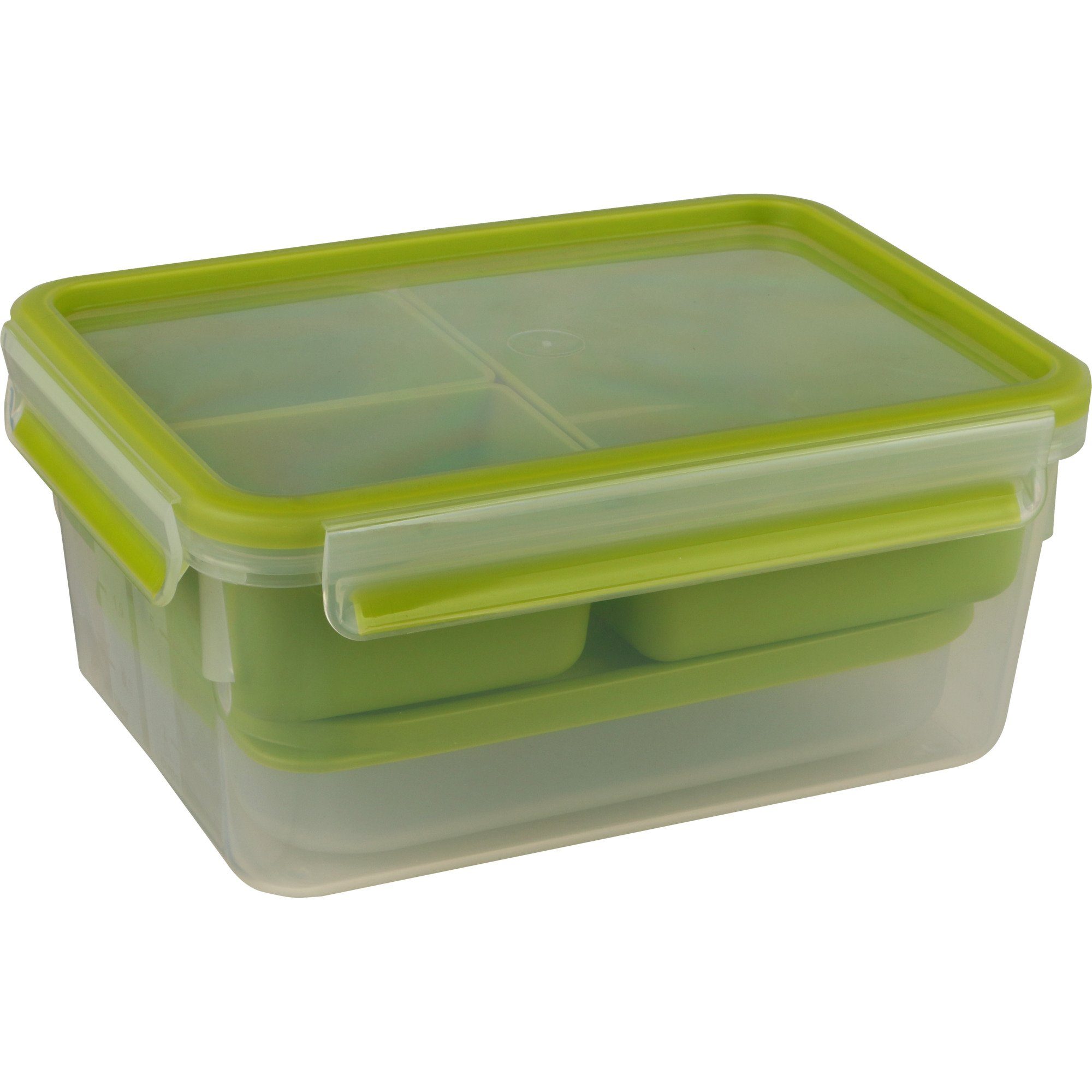 Emsa Lunchbox Emsa CLIP & GO Lunchbox XL, Lunch-Box, (mit
