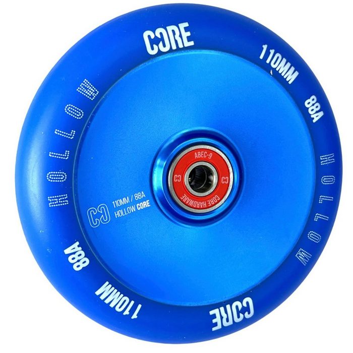 Core Action Sports Stuntscooter Core Hollow V2 Stunt-Scooter Rolle 110mm Royal Blau/PU Blau