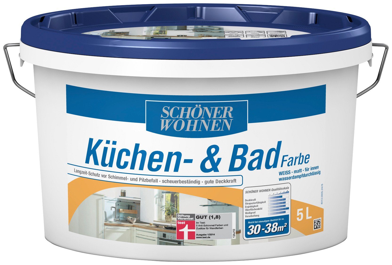 SCHÖNER WOHNEN FARBE Feuchtraumfarbe »Küche/Badfarbe ...