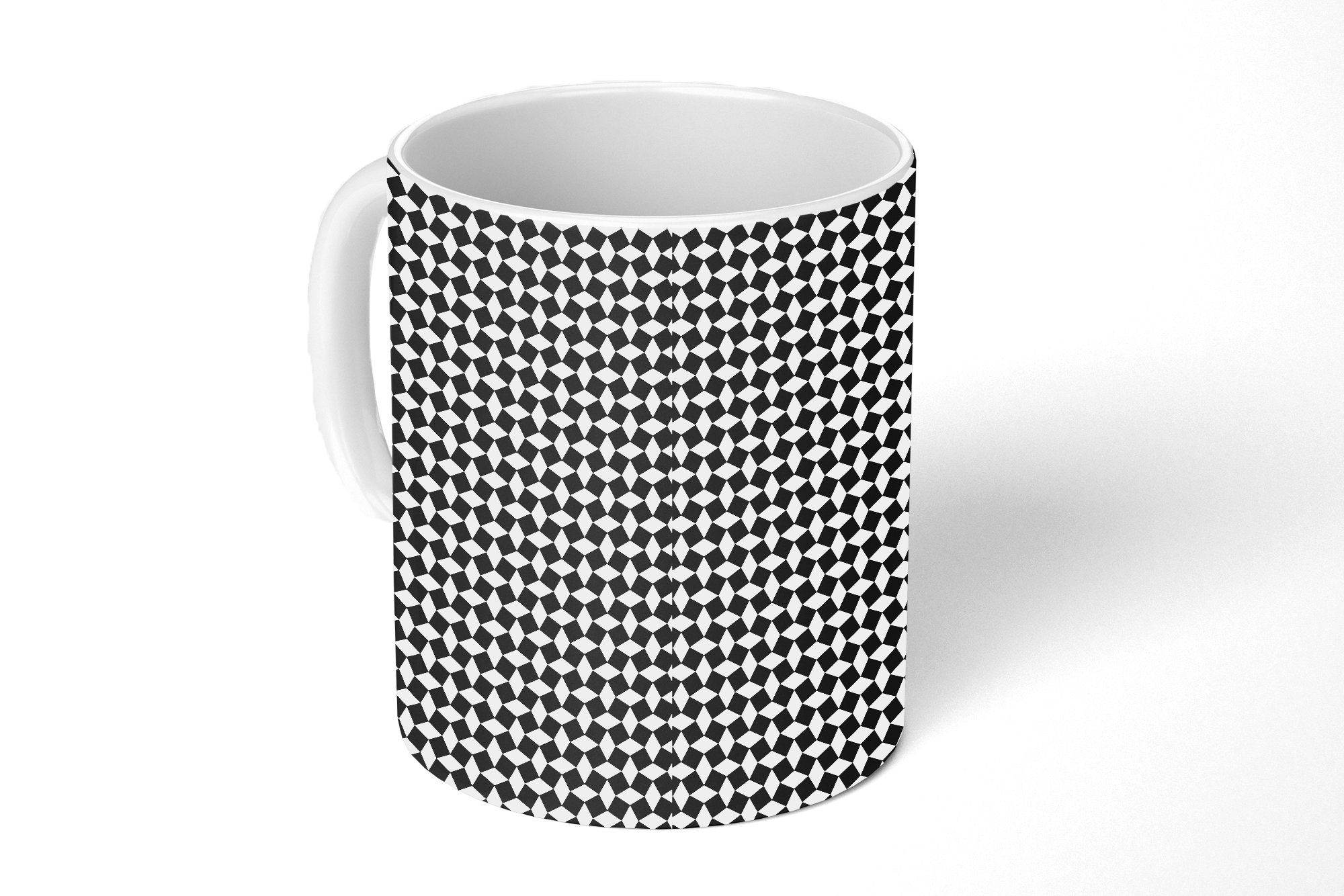 MuchoWow Tasse Gestaltung - Geometrie - Muster, Keramik, Kaffeetassen, Teetasse, Becher, Teetasse, Geschenk | Tassen