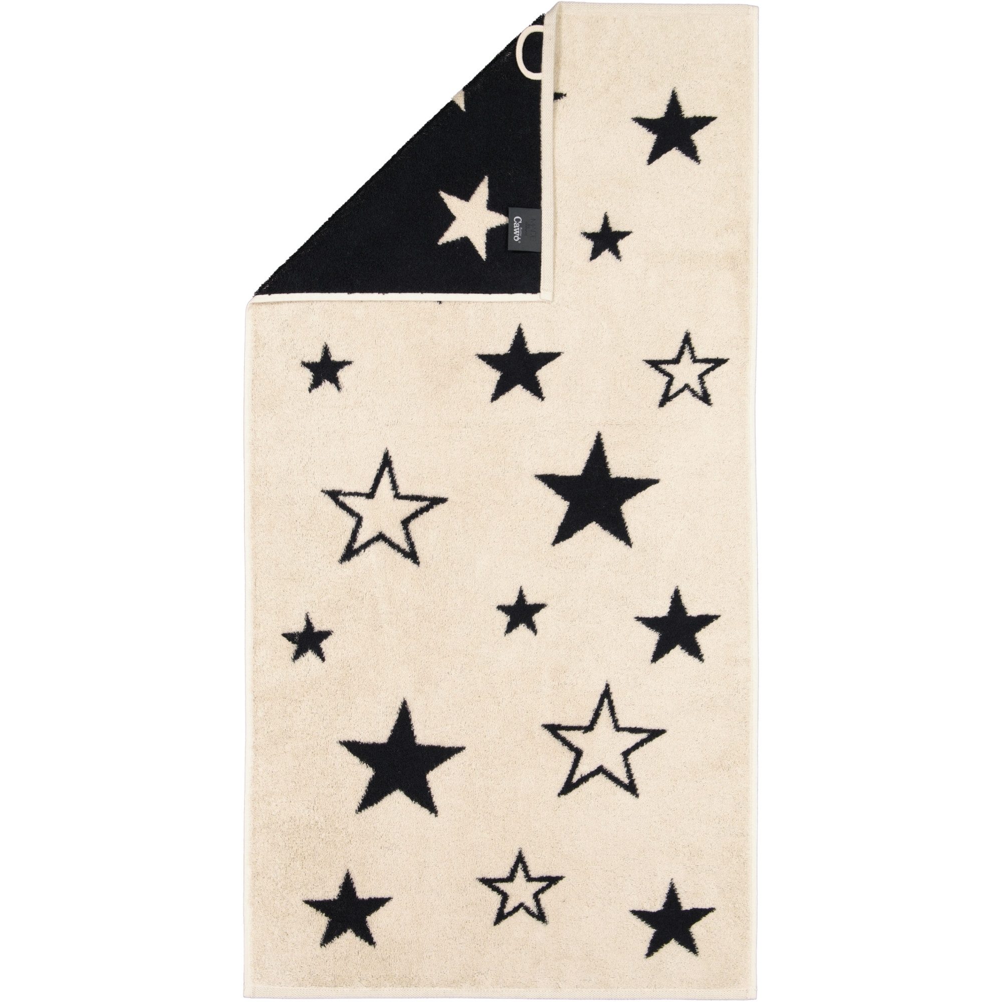 Cawö Handtücher Christmas Edition Sterne 792, 100% Baumwolle (1-St)