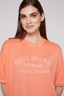 SOCCX Sweater mit überschnittenen Schultern