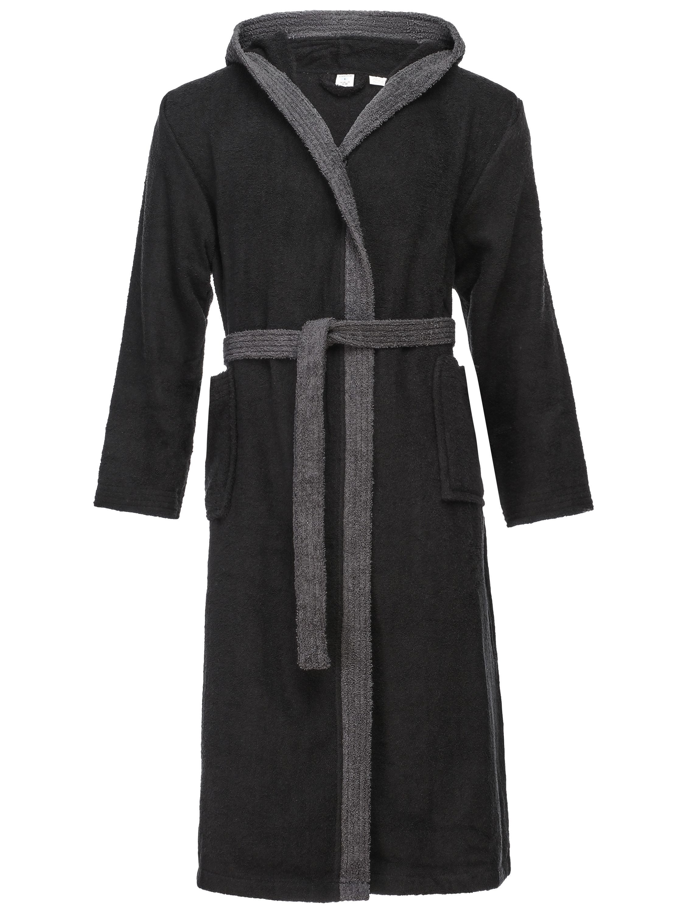Bademantel Herren Frottee Bademantel aus 100% Baumwolle LA40-190