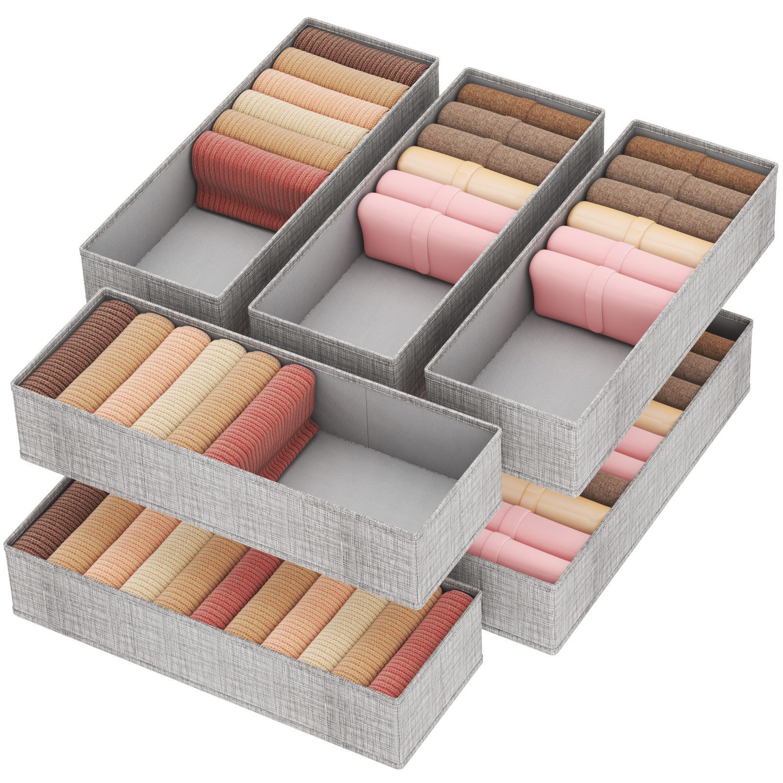 Lifewit Aufbewahrungsdose Schubladen Organizer, Kleiderschrank Organizer, S günstig online kaufen