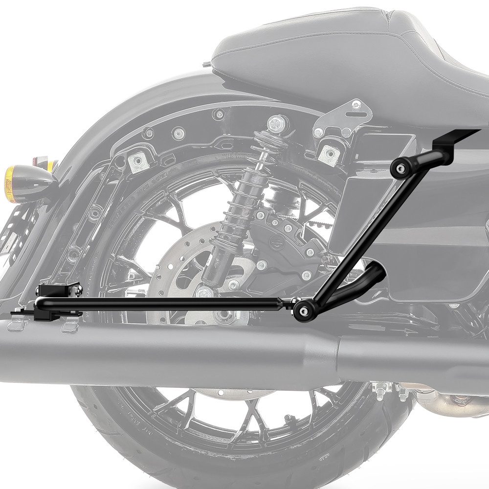 Craftride Motor-Schutzhülle Set: Seitenkoffer Sturzbügel passend für Harley Davidson Touring 14-23