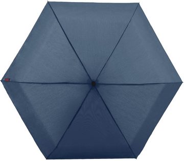 EuroSCHIRM® Taschenregenschirm Dainty, marineblau, besonders leicht, super flach und extra klein