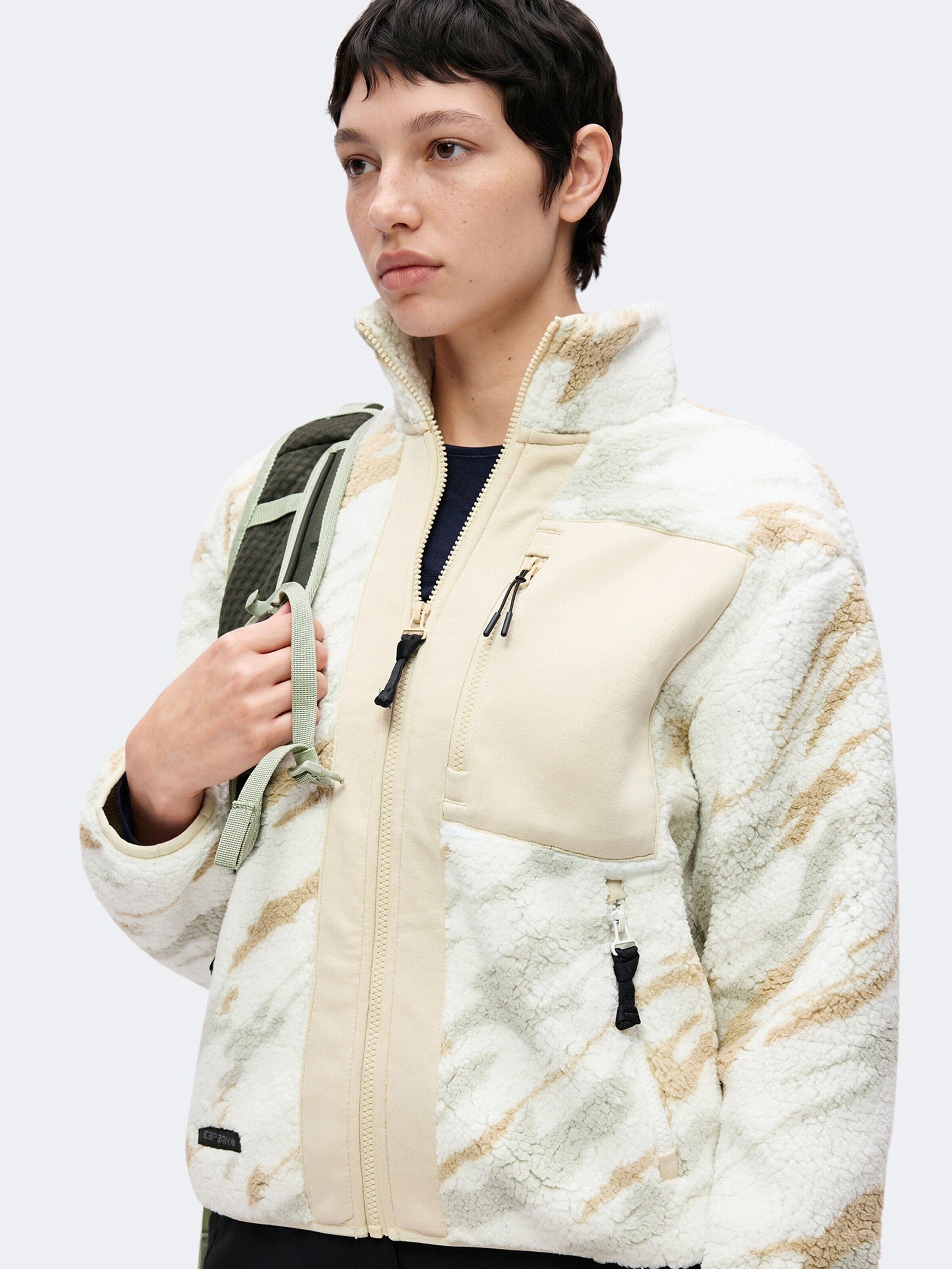 Icepeak Fleecejacke AMORY (1-St) Plain/ohne Details